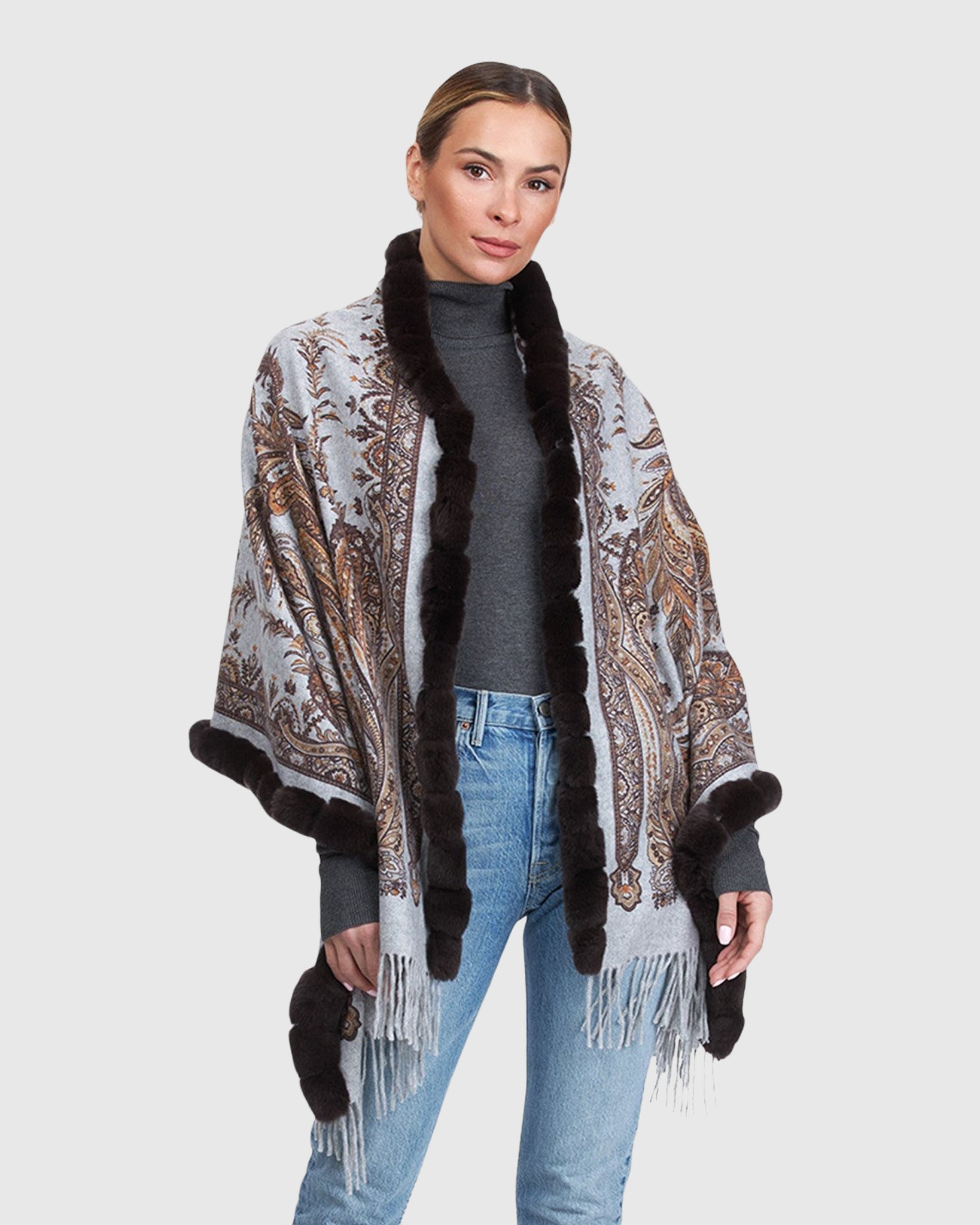 #Color_BROWN PAISLEY/ANIMAL PRINT