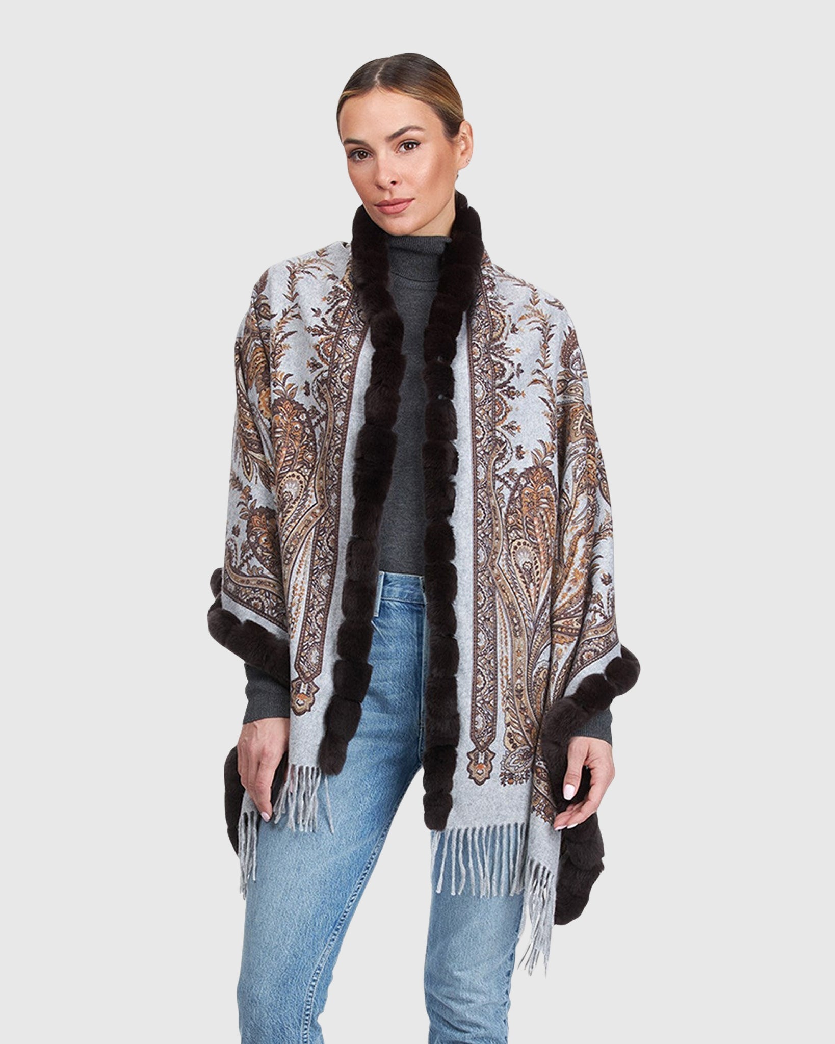 #Color_BROWN PAISLEY/ANIMAL PRINT